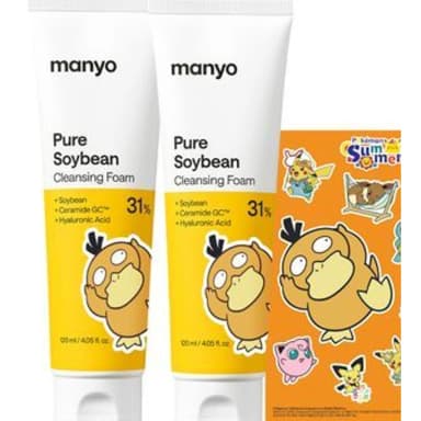 퓨어 소이빈 클렌징폼 120ml 2입