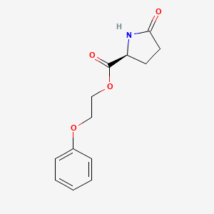 PHENOXYETHYL PCA 분자 구조