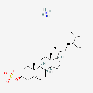 AMMONIUM BETA-SITOSTERYL SULFATE 분자 구조