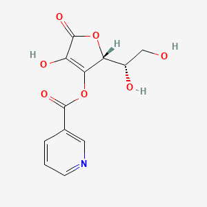 ASCORBYL NICOTINATE 분자 구조