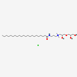 BEHENAMIDOPROPYL GLYCERYLHYDROXYPROPYLDIMONIUM CHLORIDE 분자 구조