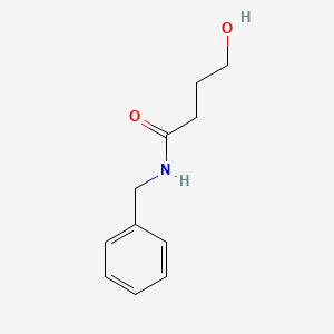BENZYL HYDROXYBUTYRAMIDE 분자 구조