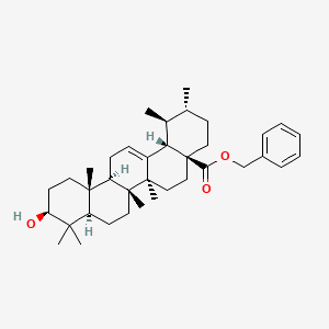 벤질우르솔레이트 분자 구조