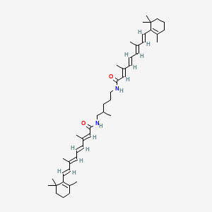 BIS-RETINAMIDO METHYLPENTANE 분자 구조