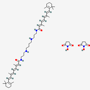 BIS-RETINOYL GEROTINE BIS-HYDROXYSUCCINIMIDE 분자 구조