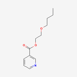 BUTOXYETHYL NICOTINATE 분자 구조