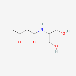 OXOBUTYRYL SERINOLAMIDE 분자 구조