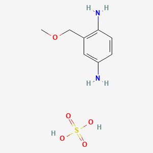 2-METHOXYMETHYL-P-PHENYLENEDIAMINE SULFATE 분자 구조