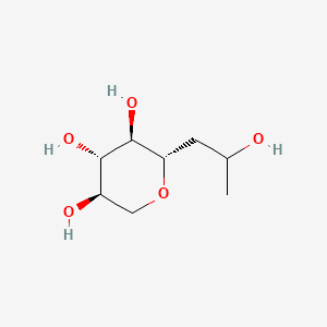 HYDROXYPROPYL TETRAHYDROPYRANTRIOL 분자 구조