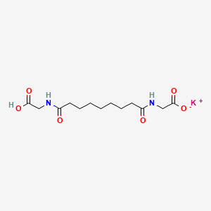 POTASSIUM AZELOYL DIGLYCINATE 분자 구조