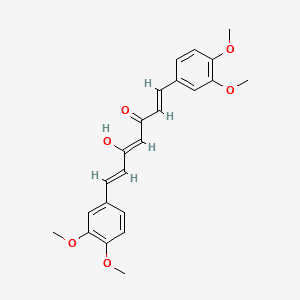 CURCUMIN BIS-METHYL ETHER 분자 구조