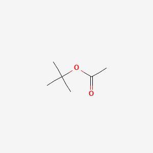 Acetic acid, 1,1-dimethylethyl ester 분자 구조