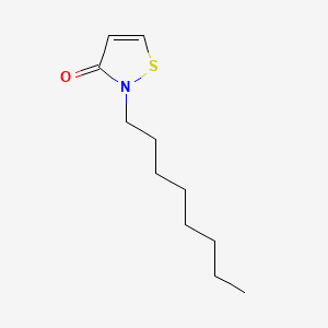 3(2H)-Isothiazolone, 2-octyl- 분자 구조