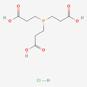 TRIS (2-CARBOXYETHYL)PHOSPHINE HCL 분자 구조