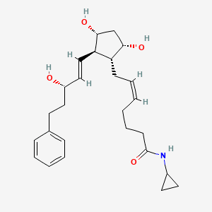 CYCLOPROPYLBIMATOPROST 분자 구조