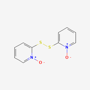 Pyridine, 2,2'-dithiobis-, 1,1'-dioxide 분자 구조