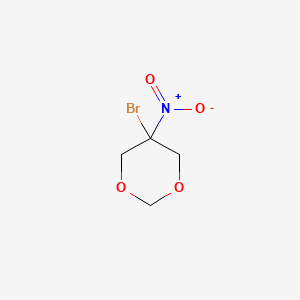 5-BROMO-5-NITRO-1,3-DIOXANE 분자 구조