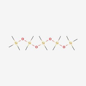 Pentasiloxane, dodecamethyl- 분자 구조