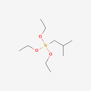 Silane, triethoxy (2-methylpropyl) 분자 구조