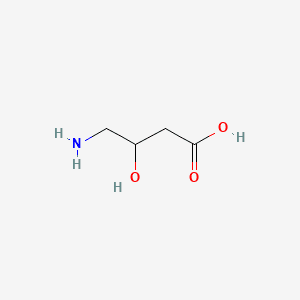 4-AMINO-3-HYDROXYBUTYRIC ACID 분자 구조
