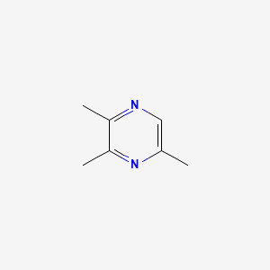 Pyrazine, trimethyl- 분자 구조