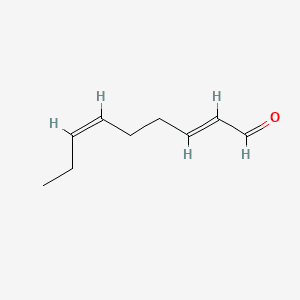 2,6-Nonadienal, (E,Z)- 분자 구조