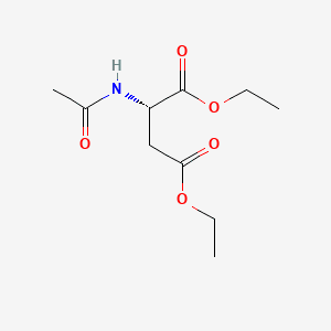 DIETHYL ACETYL ASPARTATE 분자 구조