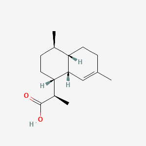 DIHYDROARTEMISINIC ACID 분자 구조