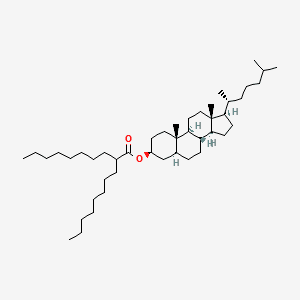 DIHYDROCHOLESTERYL OCTYLDECANOATE 분자 구조