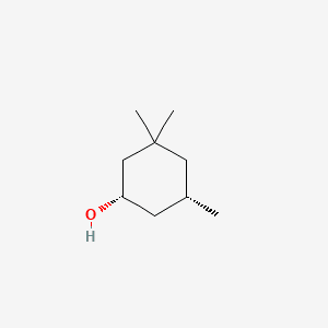Cyclohexanol, 3,3,5-trimethyl-, cis- 분자 구조