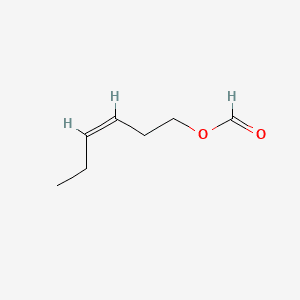 3-Hexen-1-ol, formate, (Z)- 분자 구조