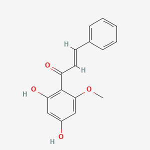 DIHYDROXYMETHOXYCHALCONE 분자 구조