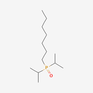 DIISOPROPYL HEPTYL PHOSPHINE OXIDE 분자 구조