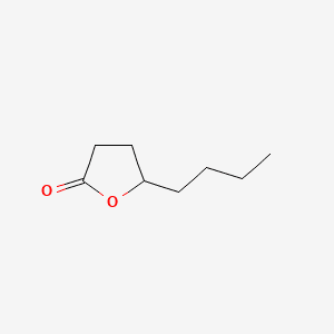 GAMMA-OCTALACTONE 분자 구조