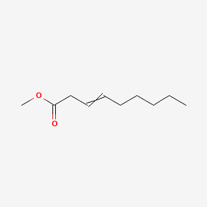 3-Nonenoic acid, methyl ester 분자 구조