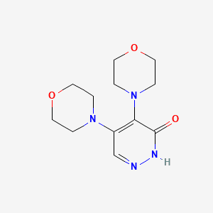 DIMORPHOLINOPYRIDAZINONE 분자 구조