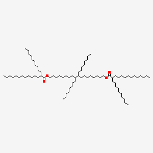 DIOCTADECANYL DIDECYLTETRADECANOATE 분자 구조