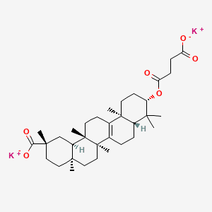 DIPOTASSIUM BRYONOLYL SUCCINATE 분자 구조