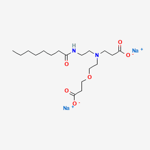 DISODIUM CAPRYLOAMPHODIPROPIONATE 분자 구조