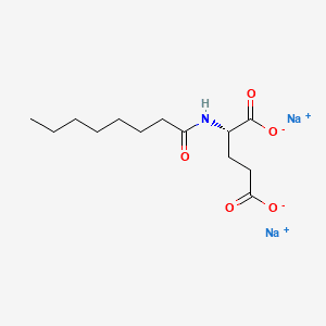DISODIUM CAPRYLOYL GLUTAMATE 분자 구조