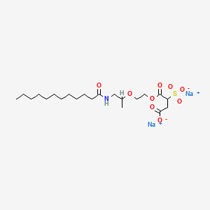 DISODIUM LAURAMIDO MIPA GLYCOL SULFOSUCCINATE 분자 구조
