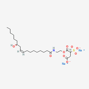 DISODIUM RICINOLEAMIDO MEA-SULFOSUCCINATE 분자 구조