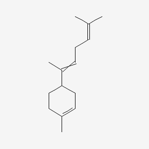 Cyclohexene, 4-(1,5-dimethyl-1,4-hexadienyl)-1-methyl- 분자 구조