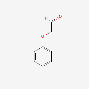 Acetaldehyde, phenoxy- 분자 구조