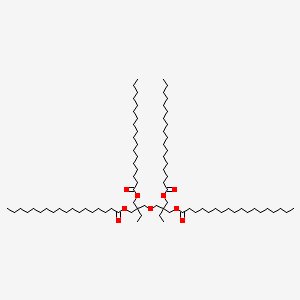 DITRIMETHYLOLPROPANE TETRASTEARATE 분자 구조