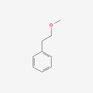 Benzene, (2-methoxyethyl)- 분자 구조