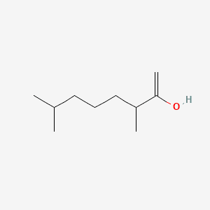 Octen-2-ol, 3,7-dimethyl- 분자 구조