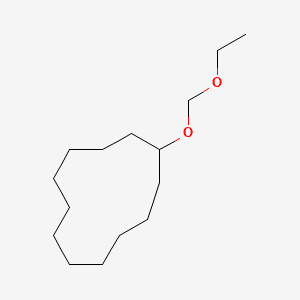 FORMALDEHYDE CYCLODECYL ETHYL ACETAL 분자 구조