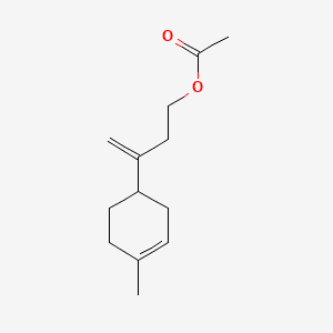 METHYLCYCLOHEXENYL-BUTENYL ACETATE 분자 구조