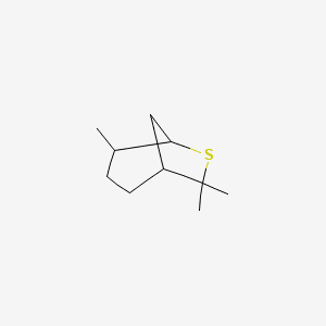 6-Thiabicyclo[3.2.1]octane, 4,7,7-trimethyl- 분자 구조